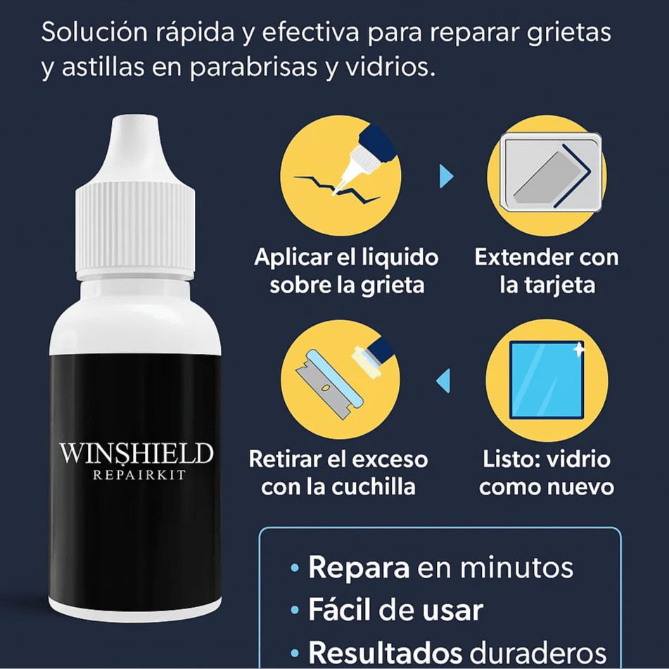 Liquido Reparador De Vidrio | 10 ML - TodoBacano