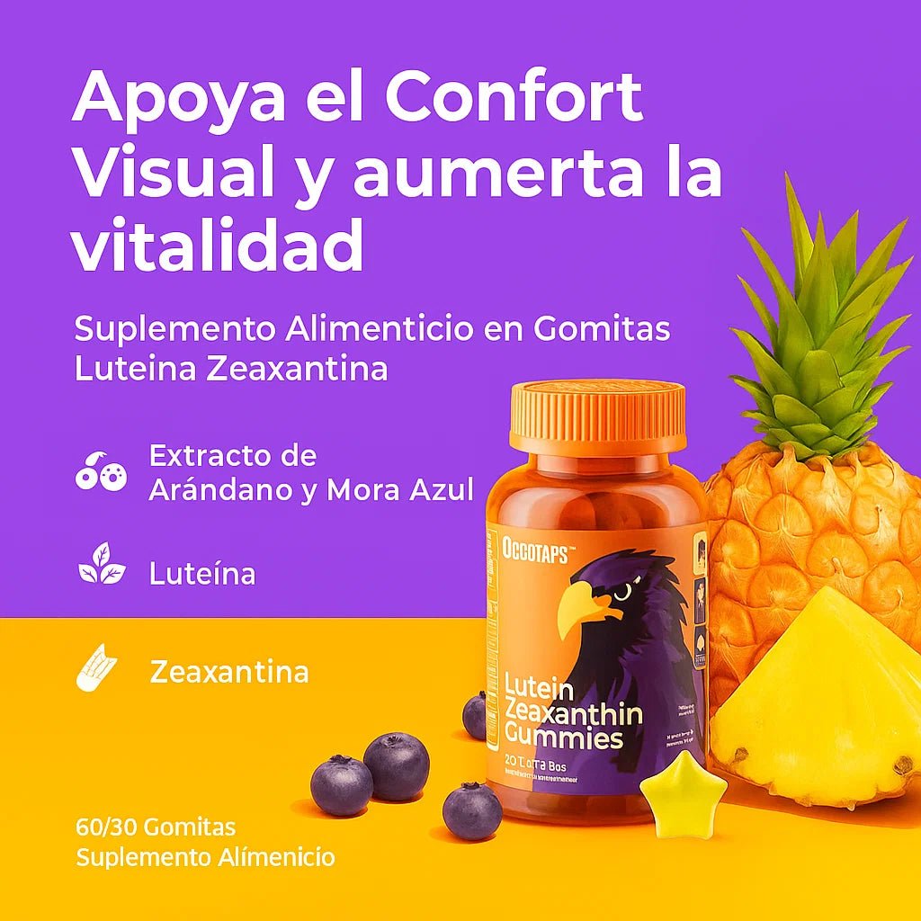 Gomitas de Luteina | Cuida tu Visión - TodoBacano