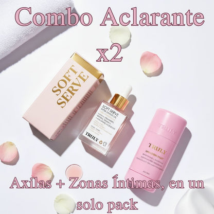 Combo Truly Aclarador de Axilas & Zona intima