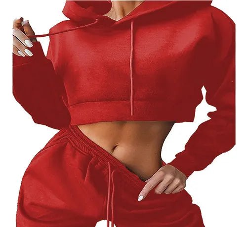 Conjunto Mujer Oversize Pantalón Canguro Top Premium - TodoBacano