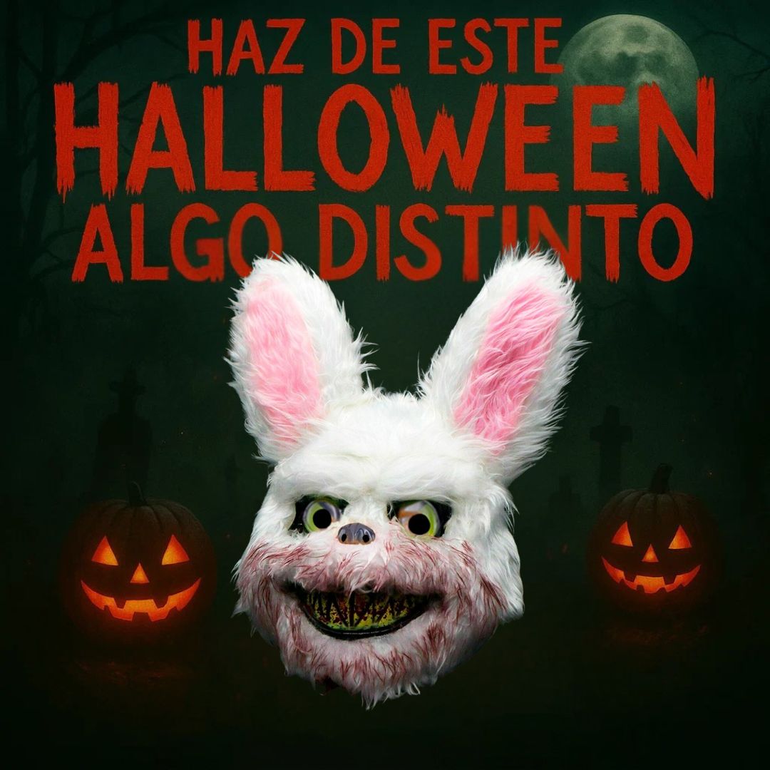 Mascara Terrorífica Conejo Purga Halloween - TodoBacano