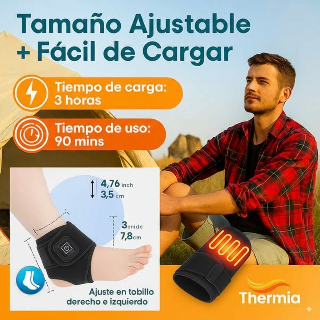 Tobillera Térmica y Vibradora