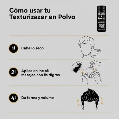 Polvo Texturizador de cabello - TodoBacano
