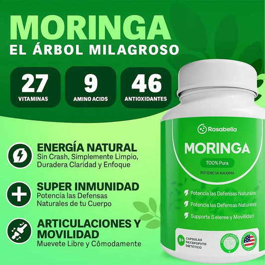 Moringa Rosabella fco por 60 capsulas - TodoBacano