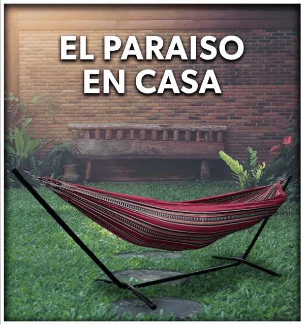 ¡En Tendencia! Hamaca con Soporte (incluye Bolso) - Soporta 200 kilos - TodoBacano